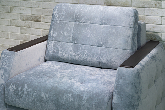 Кашемир (0,8 кресло-кровать, металлокаркас, НПБ+ППУ, выкатной мех-зм с опускающейся спинкой) + 1 подушка ДИМИР Мебель